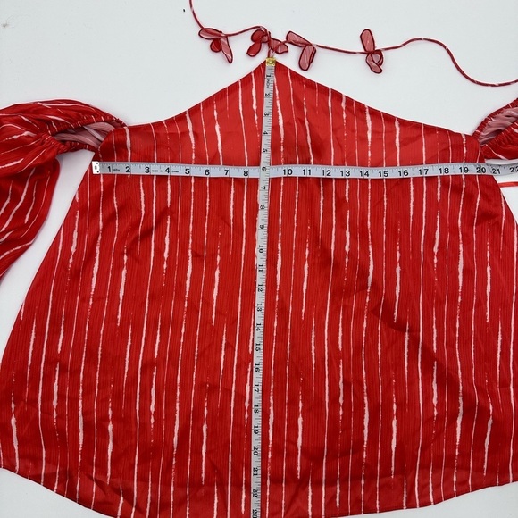 Sachin & Babi Harlow Off-Shoulder Top Orange NWOT - Picture 7 of 10